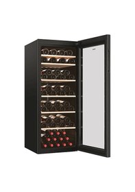 Resim Haier HWS84GA 84 Şişe Kapasiteli G Enerji Sınıfı Şarap Dolabı Siyah 