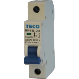 Resim Teco Otomatik Sigorta C Tipi - 6ka-1p 