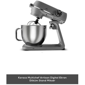 Resim Karaca Multichef Artisan Digital Ekran 1800 W 7 L Döküm Stand Mikser 