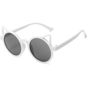 Resim Moonbıffy Sevimli Hayvan Desenli Çocuk Güneş Gözlüğü - Uv Koruma - Klasik Modelyellow51gri Gri 