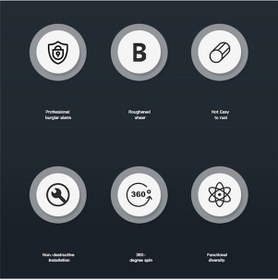 Resim Kangfufeng Motosiklet Kask Kilidi Dayanıklı Su Geçirmez Taşınabilir Hırsızlık Önleyici Güvenlik Gidon Kilitleme Bisiklet Ekipmanları İçin 