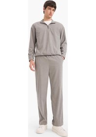 Resim Defacto Wide Leg Cepli Geniş Paça Kadife Pantolon E9434ax25augr454 Gri 