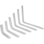 Resim Metal Raf Ayağı - 26/33 cm Ebatında - 2'li Set / Çiçeklik / Kitaplık / Beyaz Renkli 