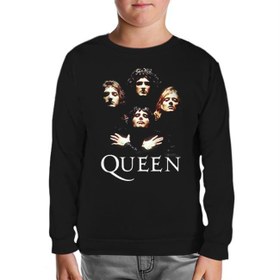 Resim Queen - Bohemian Rhapsody Siyah Çocuk Sweatshirt 