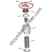Resim Peugeot 308 (2022-2023) Ön Amortisör Takoz Dayanağı (Orijinal) 