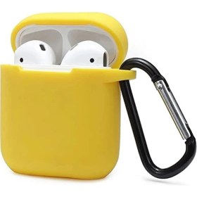 Resim Vintessy Airpods 2 (2.nesil) Sert Silikon Kılıf - Sarı 