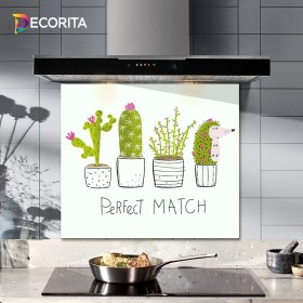 Resim Decorita Perfect Match | Cam Ocak Arkası Koruyucu | 52cm x 60cm 