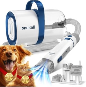 Resim oneisall DS-DERIN Kedi Köpek Kuaför Traş ve Bakım Seti - Vakumlu 