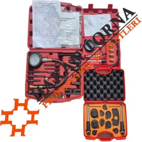 Resim Rico Kompresör Test Cihazı Kiti Dizel - Benzinli - Fren Piston Itme Aparatı Seti 