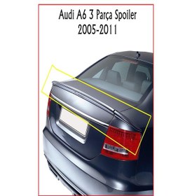 Resim Audi A6 2005-2011 Astarlı Anatomik Spoiler 3 Parça 