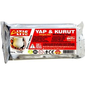 Resim Altıs 250 gr Yap&Kurut Doğal Kil Beyaz/White (Kod: 1270) 