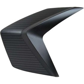 Resim MotoExpress Bajaj Pulsar Rs200 15-25 Sol Ön Küçük Grenaj Üstü Dekoratif Kapak Karbon Siyah 