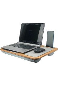Resim Laptop Sehpa Taşınabilir Minderli Kolay Taşınabilir Çalışma Masası Yatak Odası Salon Dizüstü Sehpa 