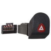 Resim AEM DÖRTLÜ SİNYAL FLAŞÖR ANAHTARI KANGOO 1-2 1997-2008 GRİ 7700308821 300757 AEM 