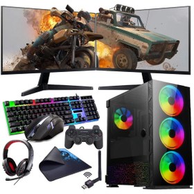 Resim INTEL I5 13400F 16GB 1TB M2 8GB RTX3050 Çift 24" Mon. (Gaming SET) Rogame