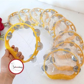 Resim Gelincimherşey 10'lu Sarı Renk Eğlenceler Için Zilli Plastik Tef 