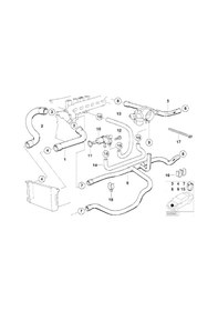 Resim Bmw E36 Su Hortumu M50 S50 Motor 320İ 325İ 325İs M3 13541735173 