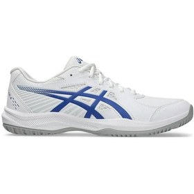 Resim Asics Court Slide 4 Erkek Tenis Ayakkabısı 1041a483-101 Beyaz 