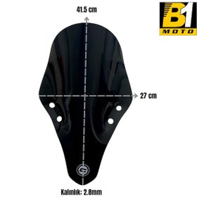 Resim Cf Moto 250sr Siperlik Camı Füme 