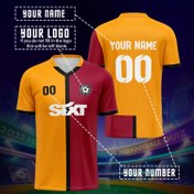 Resim Turkish Galatasaray V Yaka Futbol Forması - Özel İsim ve Numara, Logolu Nefes Alabilen Spor Giyim, Yaz Partileri ve Rahat Spor Etkinlikleri İçin İdeal, Spor Etkinliği Giyim, Dayanıklı Spor Giyim 