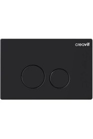Resim Creavit TERRA Mat Siyah Boyalı Kumanda Paneli 