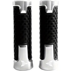 Resim Chuangyinshop Silvery Yamaha Mt Serisi Motorcycle Tutacak Gripleri 7 8 22mm Mt01 Mt10 Mt07 Mt09 Mt03 