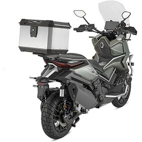 Resim Kappa Kmx500a Alüminyum Motosiklet Arka Çanta Gri 50 Lt Gri 