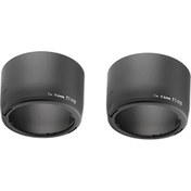 Resim Lovıver 2x Kamera Koruyucu Kılıf Güneşlik Güneşlik Lens Hood Canon Ef 85MM 100MM Için (Yurt Dışından) 