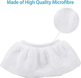 Resim 8 paket mikrofiber bez kapak seti Karcher buharlı temizleyici EasyFix SC2 SC3 SC4 SC5 el memesi aksesuarları 