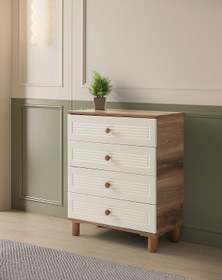 Resim Finike Mdf Şifonyer Krem 