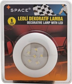Resim Space Ledli Dekoratif Tavan Lambası 6led Yuvarlak 24v /laak120-1-24 