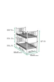 Resim mobilyabazari Poligon Metal Ferforje Tek Kişilik Ranza 90*190 