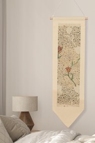 Resim William Morisse Duvar Halısı, Sanat Serisi Dekor, 100cm Kanvas Flama Askılı Duvar Örtüsü NO:691 - Renkli - 4 / 30 x 100 