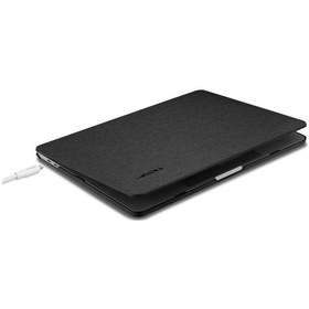 Resim Apple Uyumlu MacBook Pro 13" (2020) İle Kılıf- Spigen Thin Fit Black 