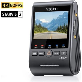 Resim Viofo A329S 4K 60FPS Wi-Fi 6 HDR Sony STARVIS 2 Sensör GPS'li SSD Destekli Araç Kamerası 