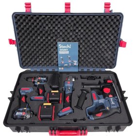 Resim StechEnd SXS401 Akülü Alet Seti 7 Parça 