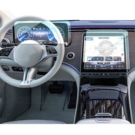 Resim Mercedes Eqe Seri Navigasyon Ve Dijital Gösterge Uyumlu Nano Ekran Koruyucu 2li Set 2022-2025 