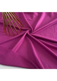 Resim Viskon İki İplik Kumaş Fuşya Mor 