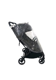 Resim Ezh İkiz Bebek Arabası Yağmurluğu Şeffaf 