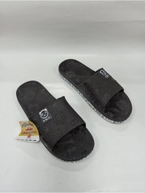 Resim Gezer Unisex Siyah Panda Desen Kaydırmaz Plastik Terlik 