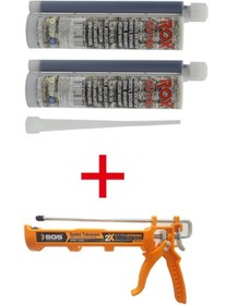 Resim Roxx Epoksi Kimyasal Dübel Rox 345 Ml + Epoksi Tabanca 