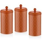 Resim Prizma Çay Şeker Kahve Kavanozu Terracota 1,20 Lt The Mia