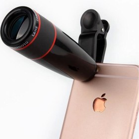 Resim Teleskop Telefon Kamera Lensi Mini El Dürbünü 