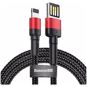 Resim Baseus Cafule Calkfl-h91 2 Metre Apple Uyumlu iPhone Lightning Usb Kablo - 1.5a Hızlı Şarj, Kırmızı-siyah 