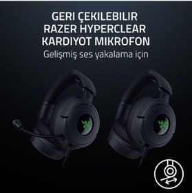 Resim Razer Kraken V4 X Kablolu Pc Oyuncu Kulaklığı 
