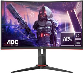 Resim Aoc 27" C27G2U 1ms 165hz HDMI,DisplayPort FreeSync Premium Curved Gaming Monitör 