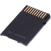 Resim Prestigegoods Psp Micro Sd/tf Kartı Tutucu Ve Ms Adaptörü - 32gb Destekli, Black, 31x20x16mm 