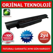 Resim Asus Uyumlu X55C Bataryası Pil Güçlendirilmiş 