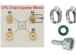 Resim Zanetti Ocak LPG (Tüp) Dönüşüm Seti-Enjektör-Meme-Pipo-Kelepçe 