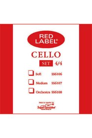 Resim Super Sensitive Viyolonsel (Çello) Tel Red Label A (La) 1/2 